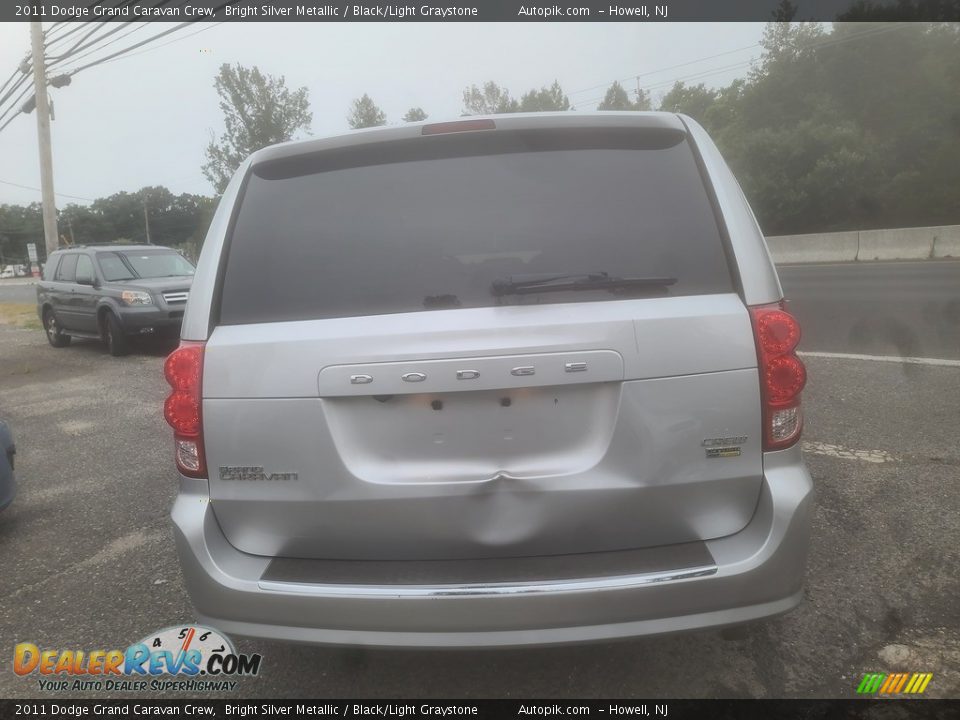 2011 Dodge Grand Caravan Crew Bright Silver Metallic / Black/Light Graystone Photo #4