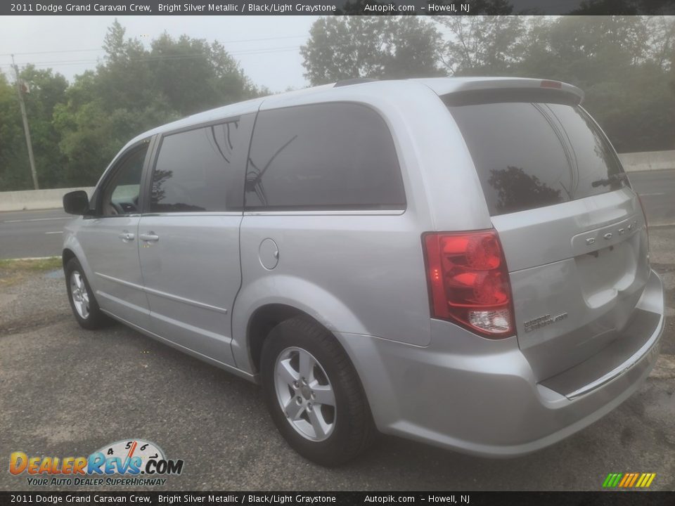 2011 Dodge Grand Caravan Crew Bright Silver Metallic / Black/Light Graystone Photo #5