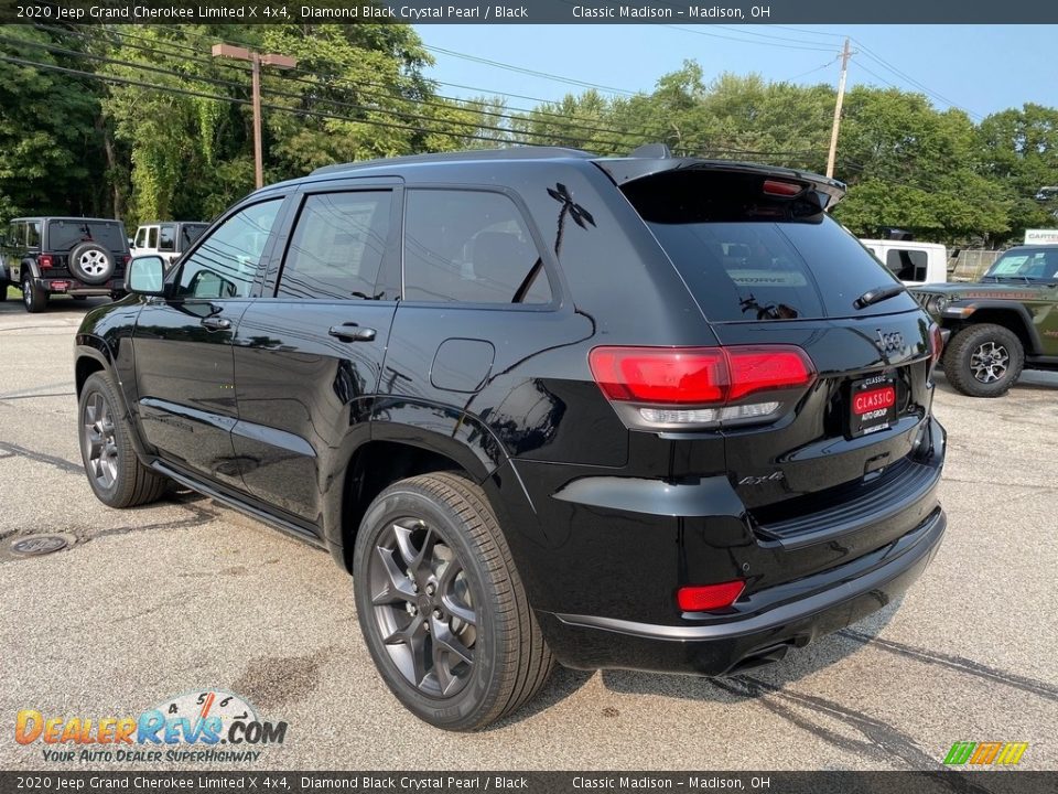 2020 Jeep Grand Cherokee Limited X 4x4 Diamond Black Crystal Pearl / Black Photo #9