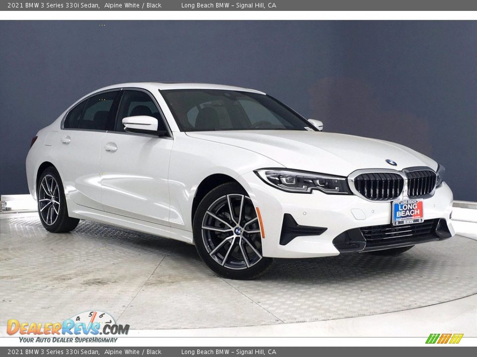 2021 BMW 3 Series 330i Sedan Alpine White / Black Photo #19