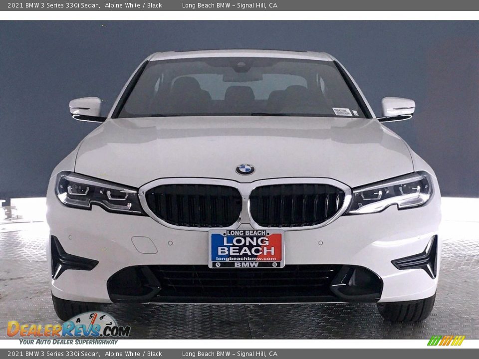 2021 BMW 3 Series 330i Sedan Alpine White / Black Photo #2