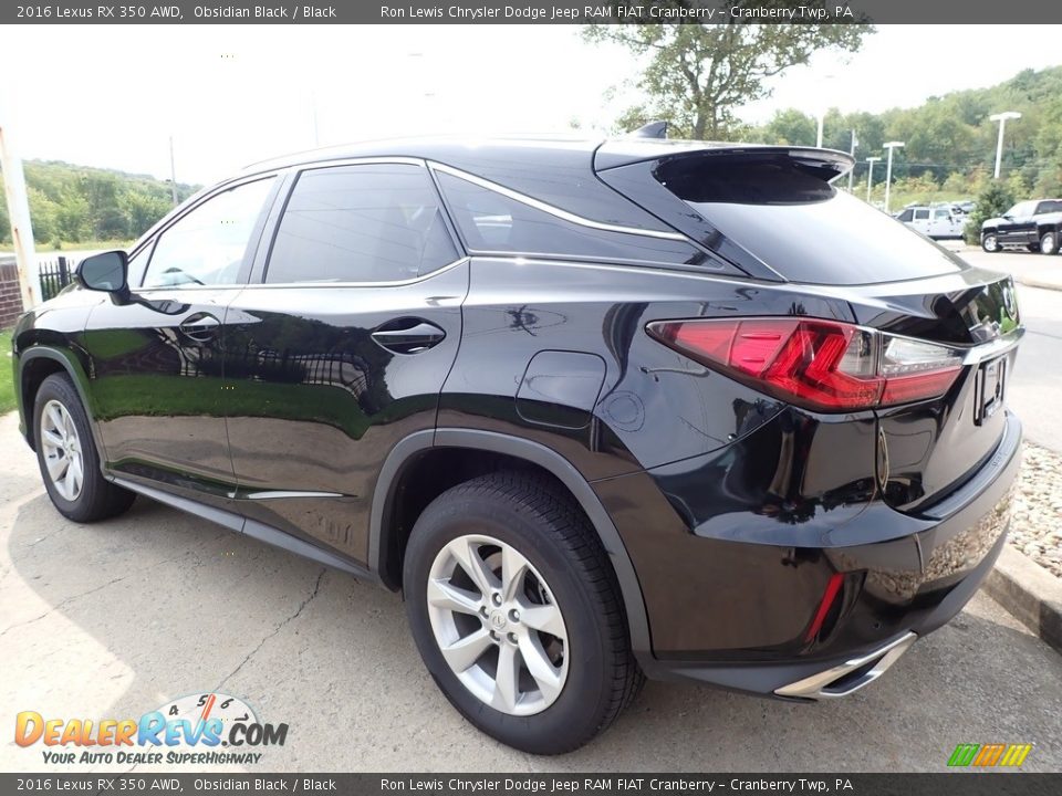 2016 Lexus RX 350 AWD Obsidian Black / Black Photo #7