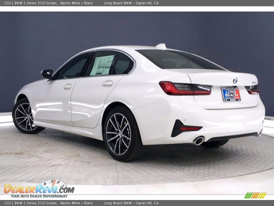 2021 BMW 3 Series 330i Sedan Alpine White / Black Photo #3