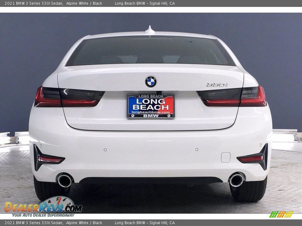 2021 BMW 3 Series 330i Sedan Alpine White / Black Photo #4