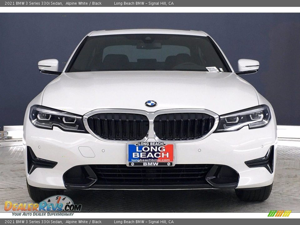 2021 BMW 3 Series 330i Sedan Alpine White / Black Photo #2