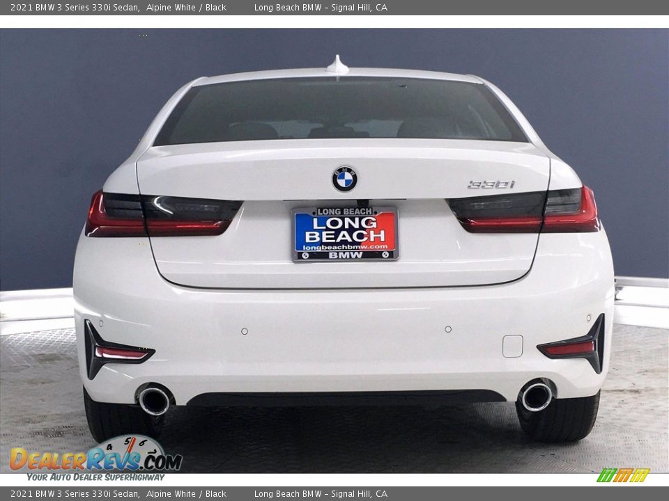 2021 BMW 3 Series 330i Sedan Alpine White / Black Photo #4