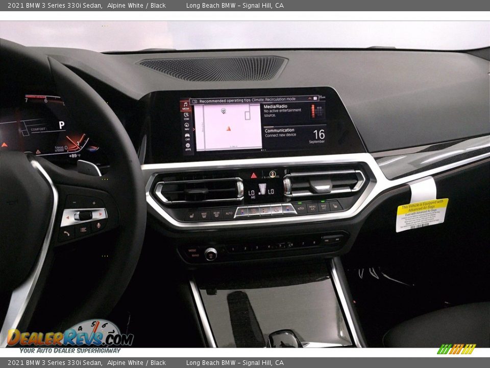 2021 BMW 3 Series 330i Sedan Alpine White / Black Photo #6