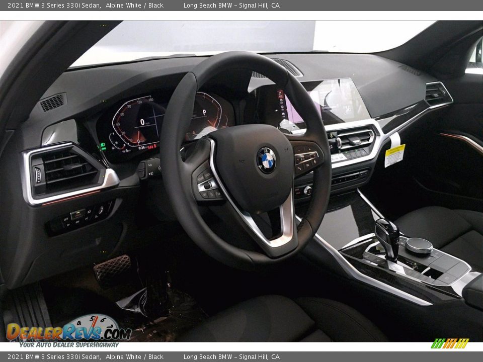2021 BMW 3 Series 330i Sedan Alpine White / Black Photo #7