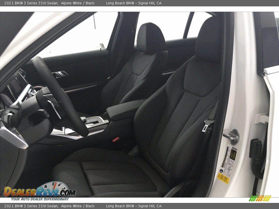 2021 BMW 3 Series 330i Sedan Alpine White / Black Photo #9