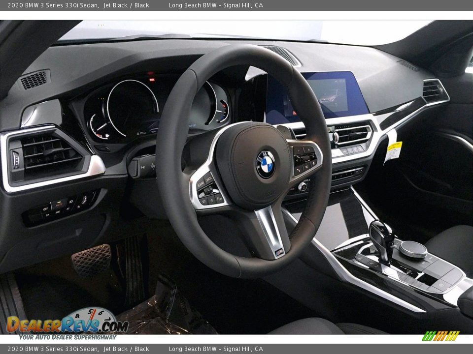 2020 BMW 3 Series 330i Sedan Jet Black / Black Photo #7