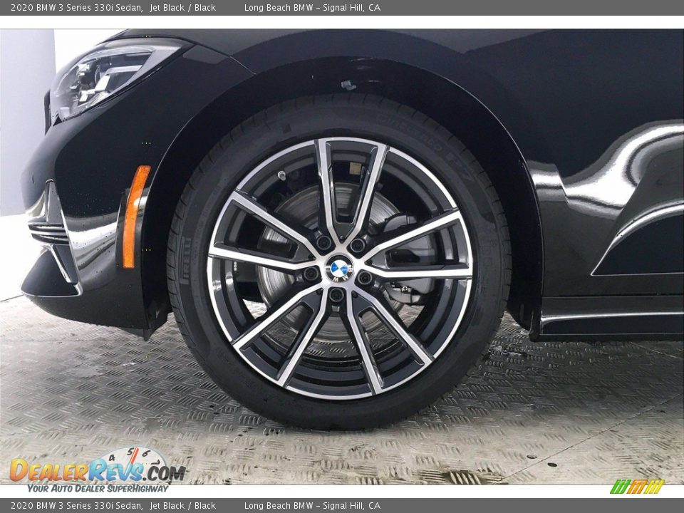 2020 BMW 3 Series 330i Sedan Jet Black / Black Photo #12