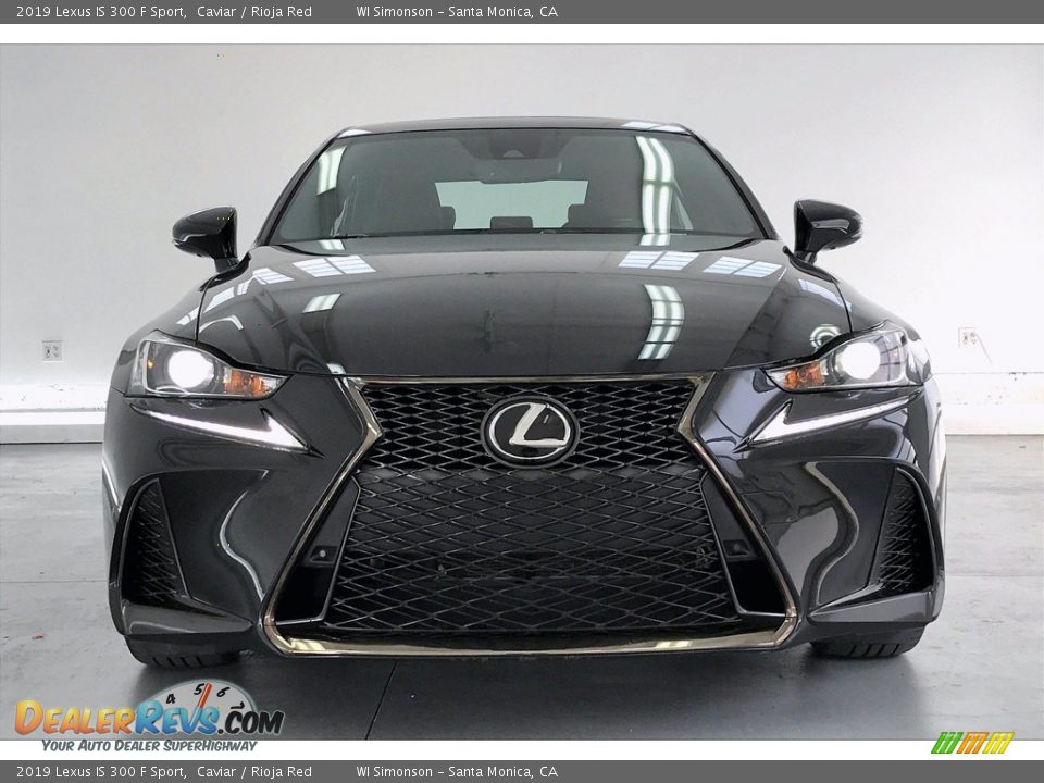 2019 Lexus IS 300 F Sport Caviar / Rioja Red Photo #2