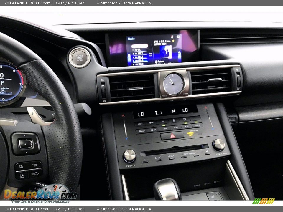 Controls of 2019 Lexus IS 300 F Sport Photo #5