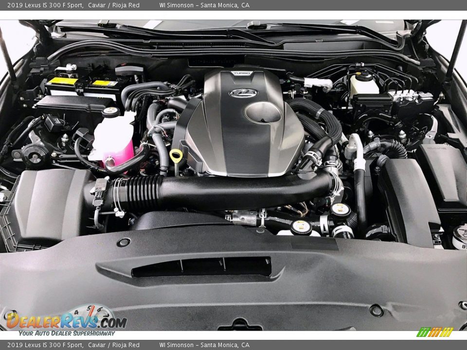 2019 Lexus IS 300 F Sport 2.0 Liter Turbocharged DOHC 16-Valve VVT-i 4 Cylinder Engine Photo #9