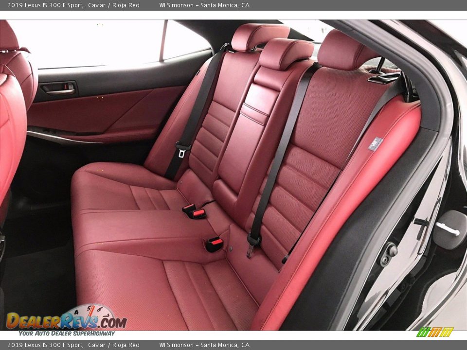 Rear Seat of 2019 Lexus IS 300 F Sport Photo #15