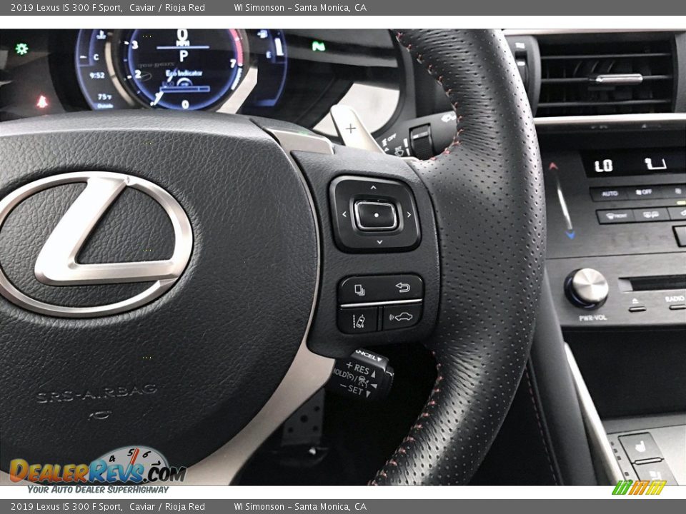 2019 Lexus IS 300 F Sport Steering Wheel Photo #19