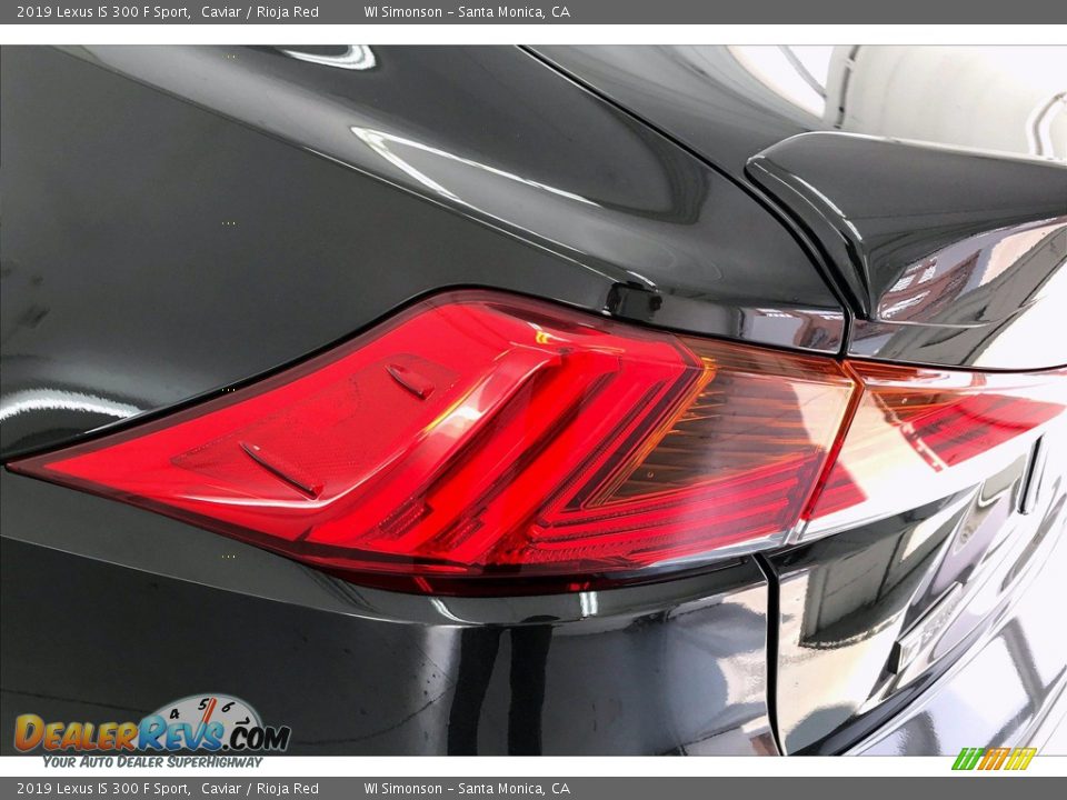 2019 Lexus IS 300 F Sport Caviar / Rioja Red Photo #26