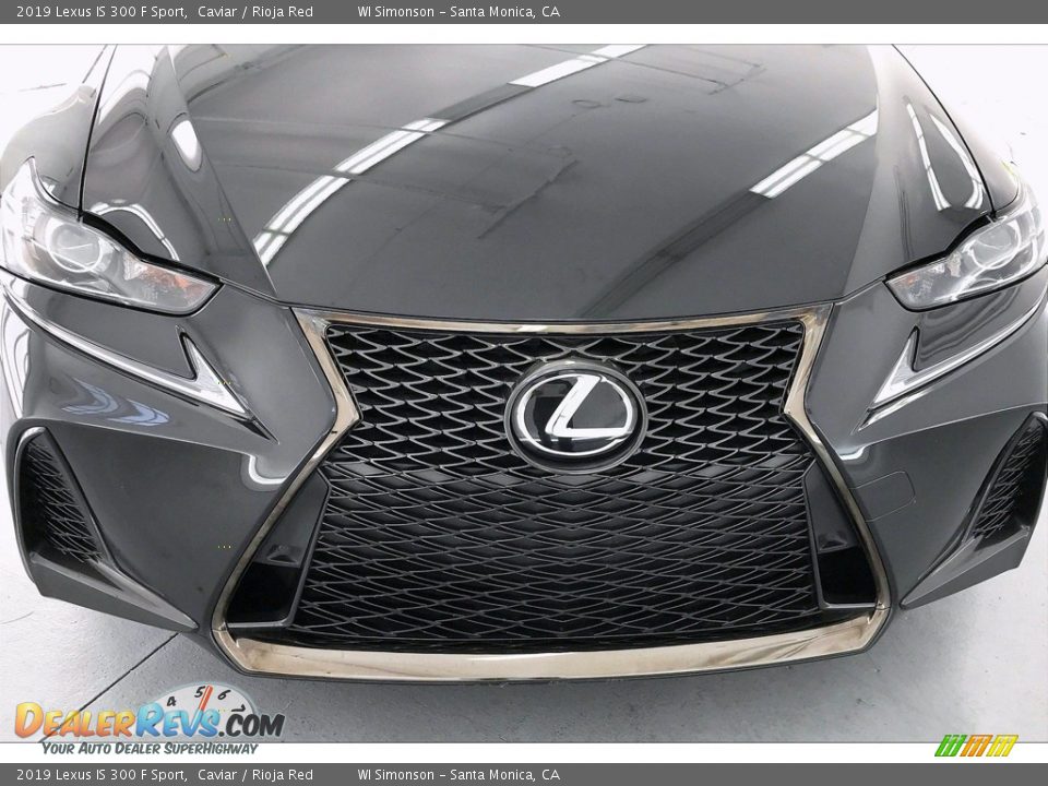 2019 Lexus IS 300 F Sport Caviar / Rioja Red Photo #33