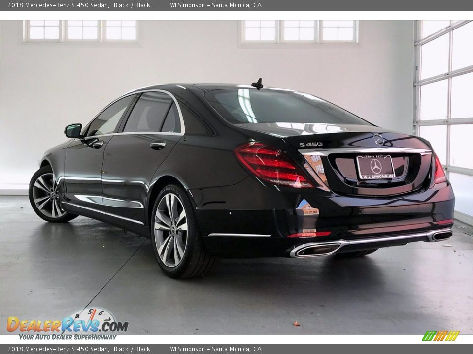 2018 Mercedes-Benz S 450 Sedan Black / Black Photo #10