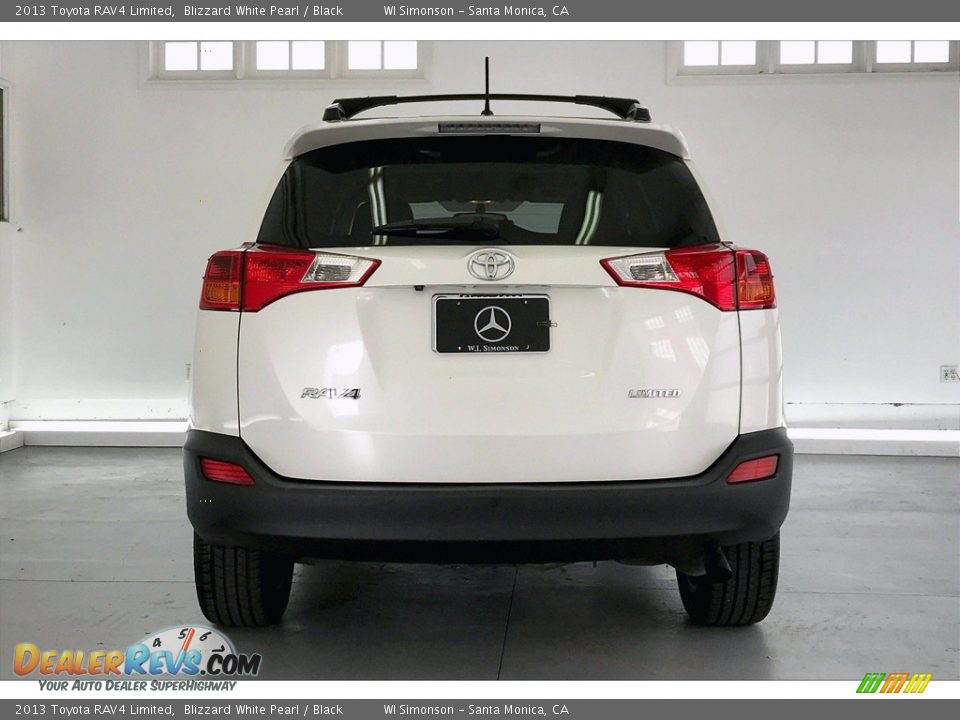 2013 Toyota RAV4 Limited Blizzard White Pearl / Black Photo #3