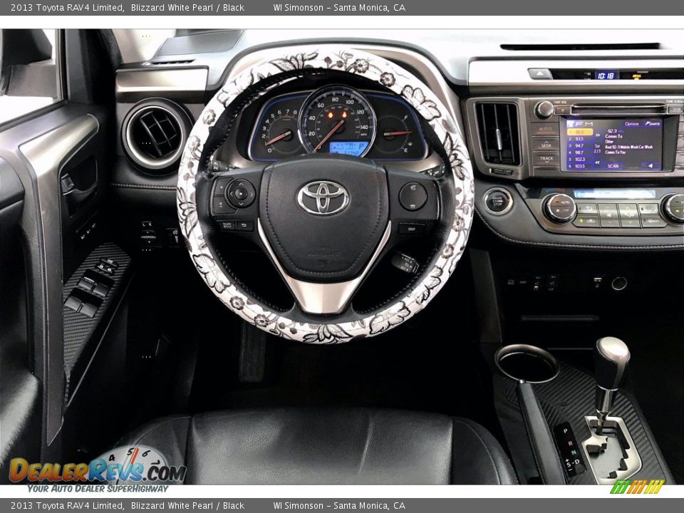 2013 Toyota RAV4 Limited Blizzard White Pearl / Black Photo #4