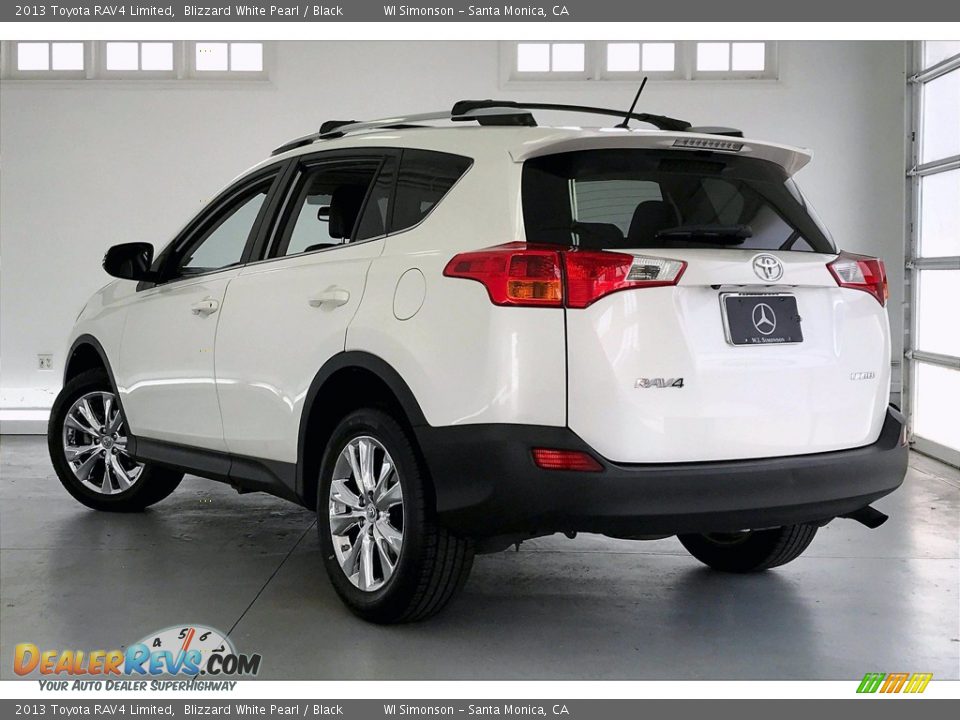 2013 Toyota RAV4 Limited Blizzard White Pearl / Black Photo #10