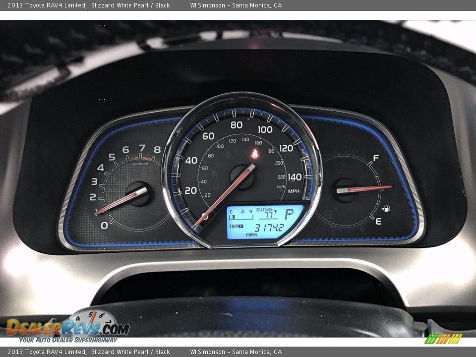 2013 Toyota RAV4 Limited Gauges Photo #20