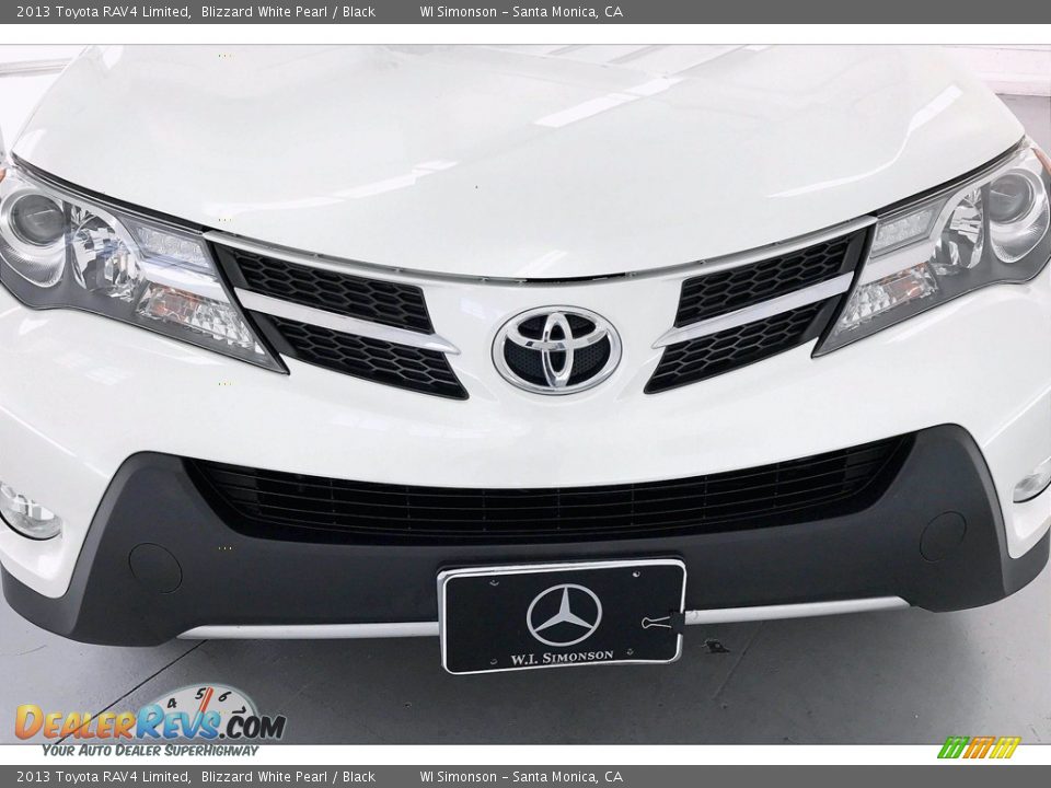 2013 Toyota RAV4 Limited Blizzard White Pearl / Black Photo #33