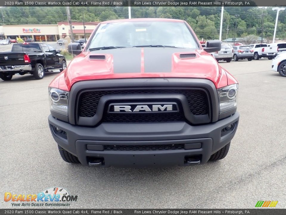 2020 Ram 1500 Classic Warlock Quad Cab 4x4 Flame Red / Black Photo #2