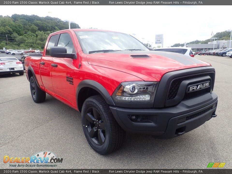 2020 Ram 1500 Classic Warlock Quad Cab 4x4 Flame Red / Black Photo #3