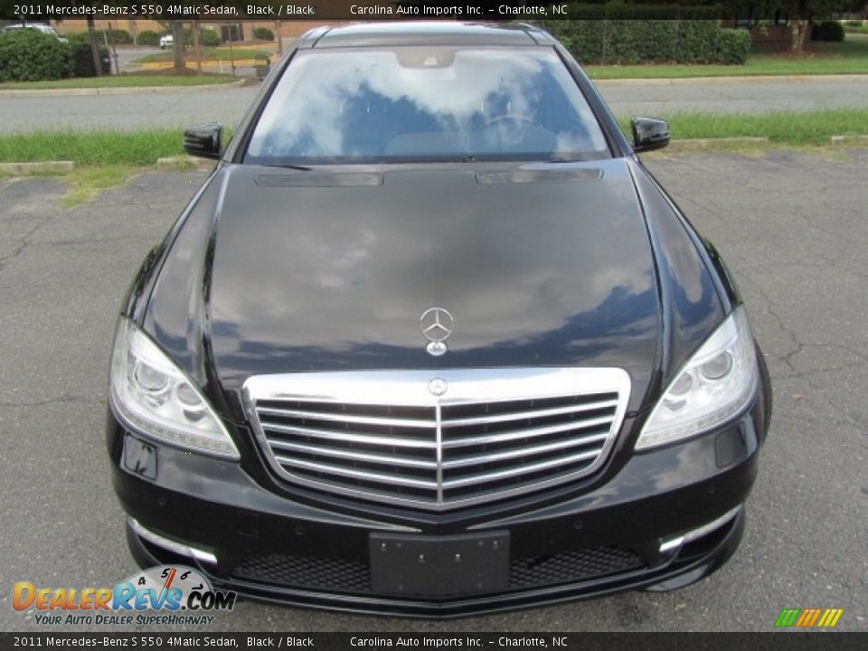 2011 Mercedes-Benz S 550 4Matic Sedan Black / Black Photo #5