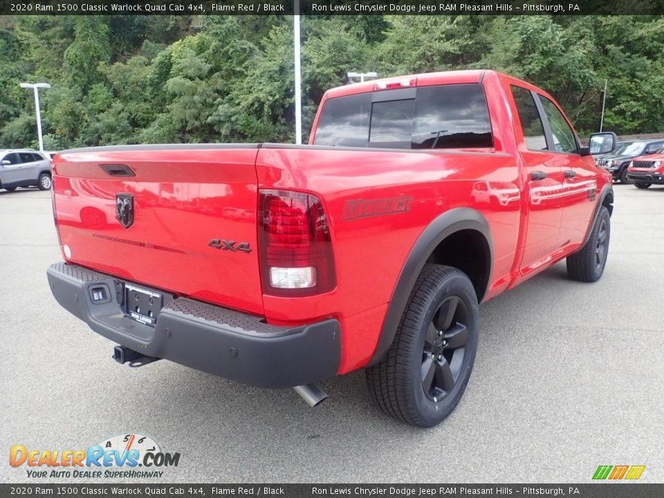 2020 Ram 1500 Classic Warlock Quad Cab 4x4 Flame Red / Black Photo #5