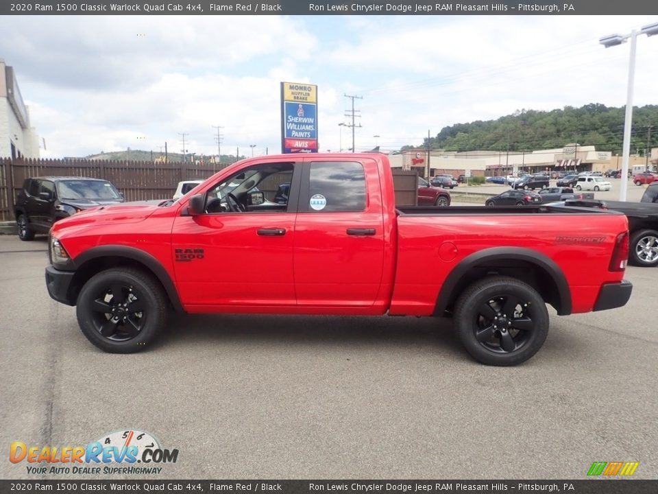 2020 Ram 1500 Classic Warlock Quad Cab 4x4 Flame Red / Black Photo #6