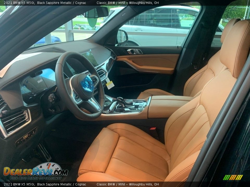 Front Seat of 2021 BMW X5 M50i Photo #3