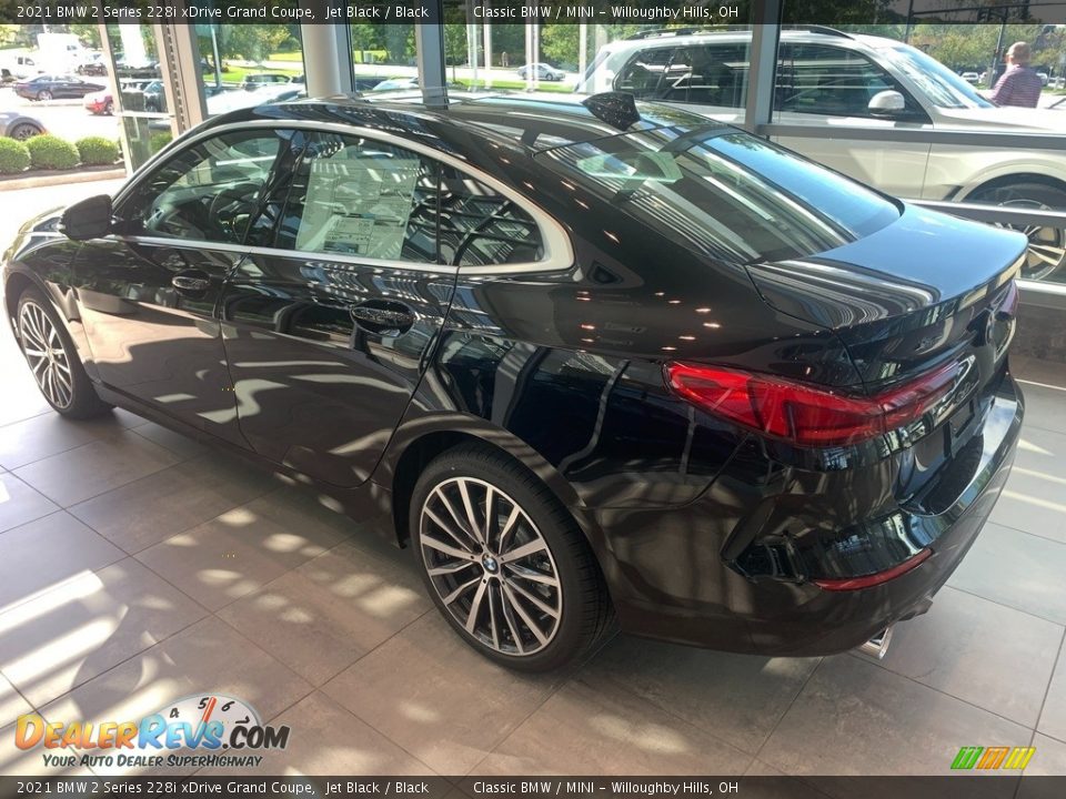 2021 BMW 2 Series 228i xDrive Grand Coupe Jet Black / Black Photo #2
