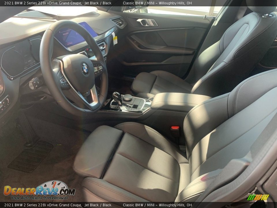 2021 BMW 2 Series 228i xDrive Grand Coupe Jet Black / Black Photo #3