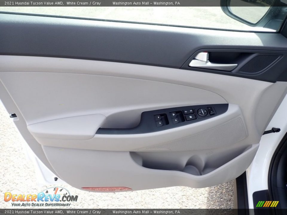 2021 Hyundai Tucson Value AWD White Cream / Gray Photo #10
