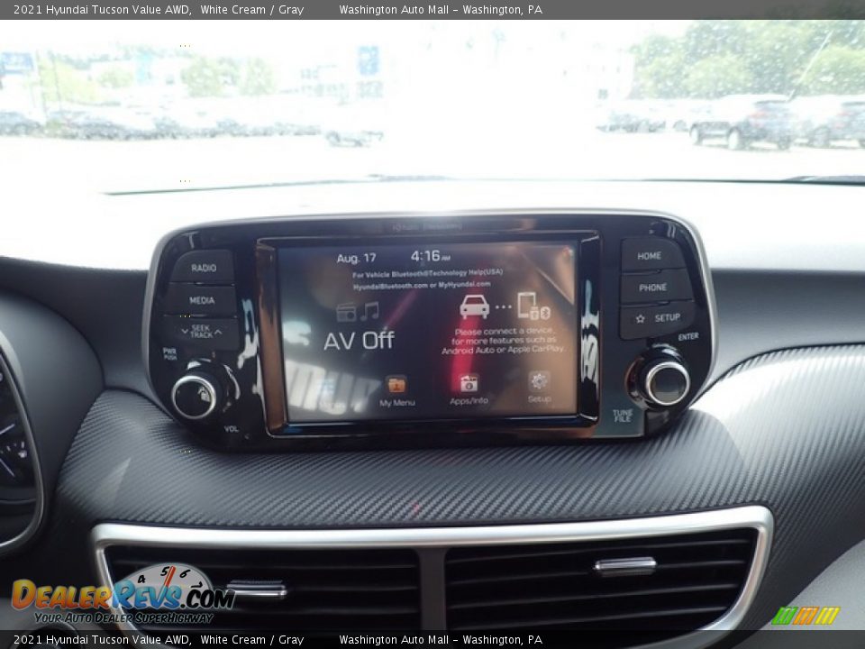 2021 Hyundai Tucson Value AWD White Cream / Gray Photo #13