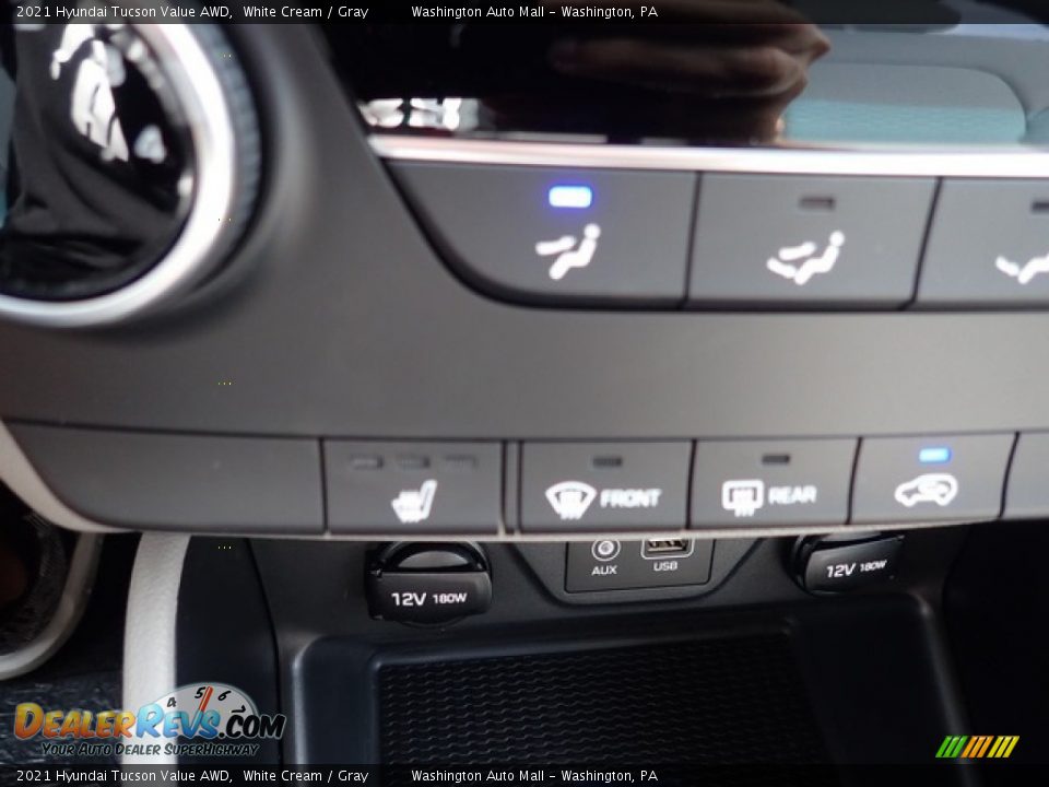 2021 Hyundai Tucson Value AWD White Cream / Gray Photo #15