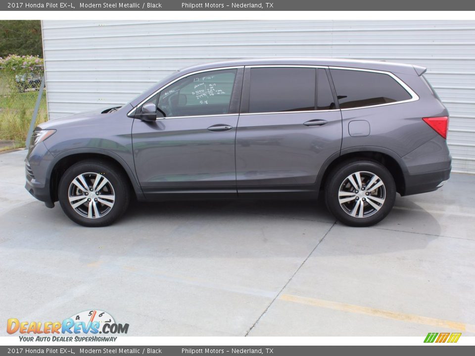 Modern Steel Metallic 2017 Honda Pilot EX-L Photo #7