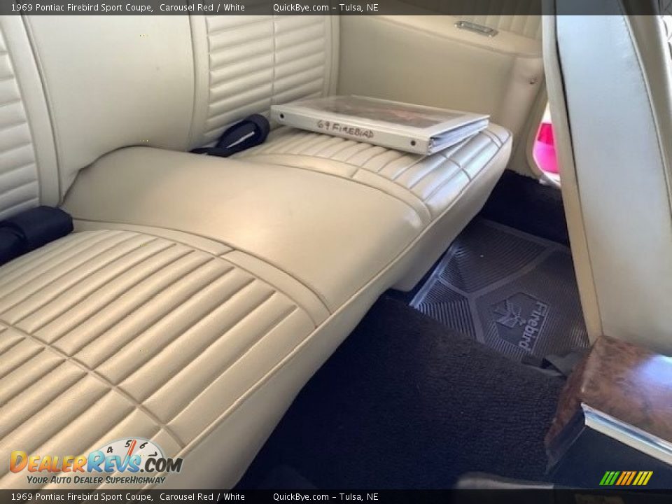 1969 Pontiac Firebird Sport Coupe Carousel Red / White Photo #23