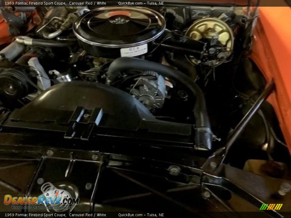 1969 Pontiac Firebird Sport Coupe Carousel Red / White Photo #24