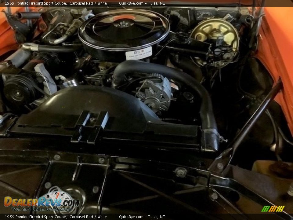 1969 Pontiac Firebird Sport Coupe Carousel Red / White Photo #25