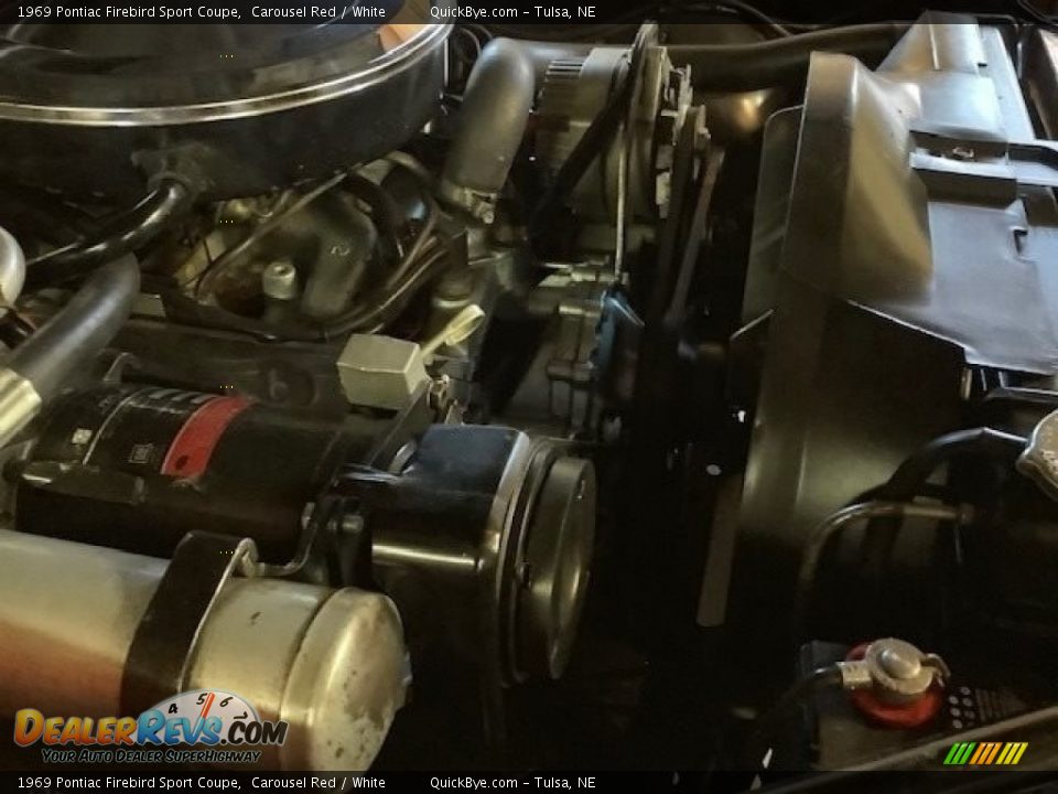1969 Pontiac Firebird Sport Coupe Carousel Red / White Photo #26