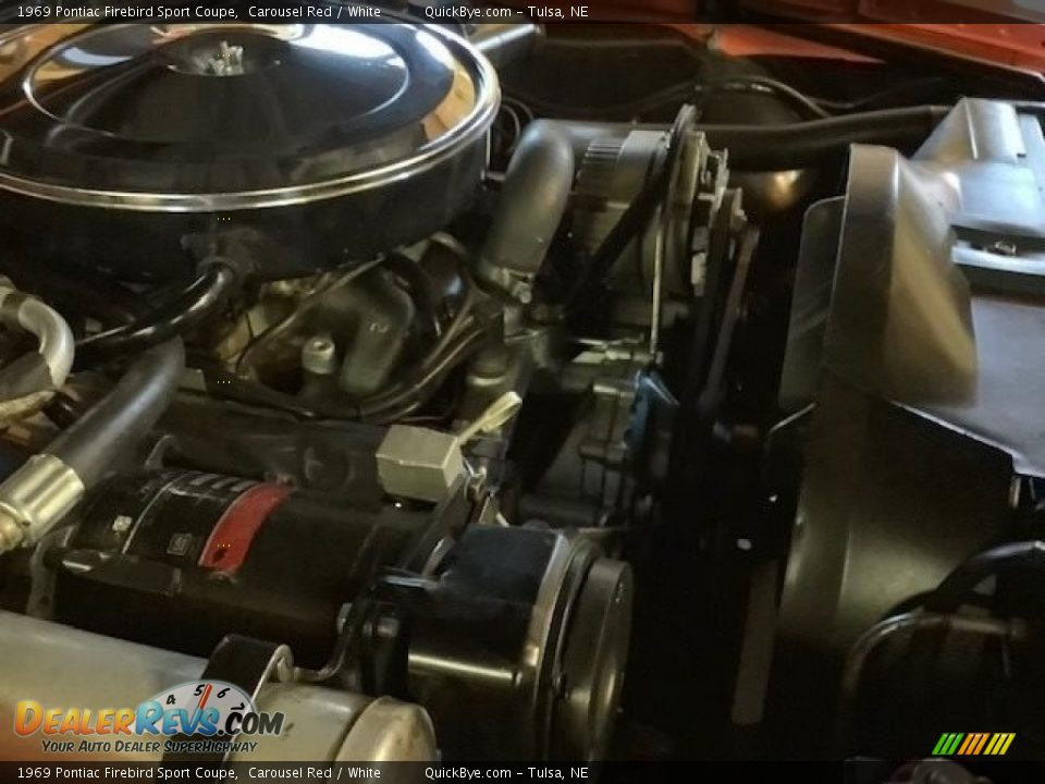 1969 Pontiac Firebird Sport Coupe Carousel Red / White Photo #27