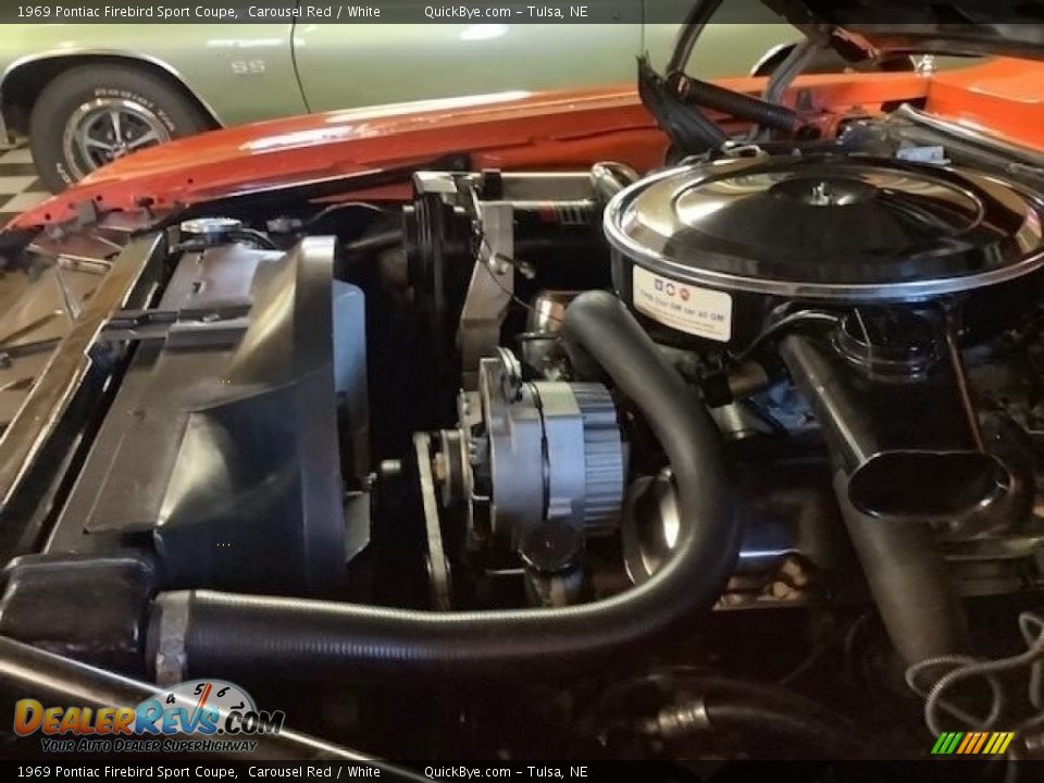 1969 Pontiac Firebird Sport Coupe Carousel Red / White Photo #28