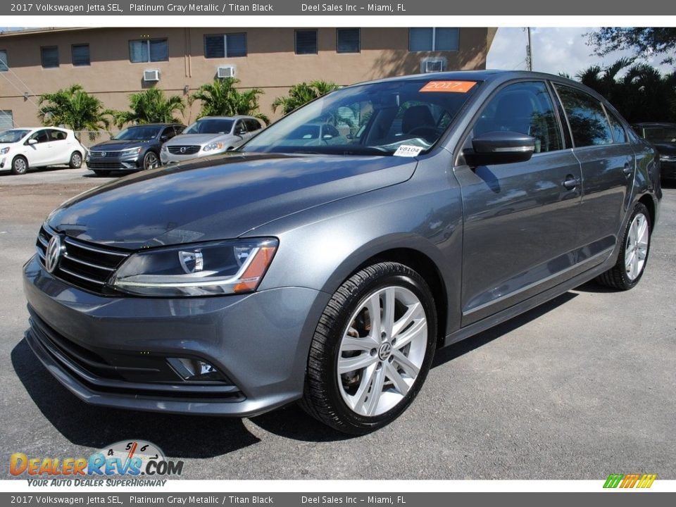 Platinum Gray Metallic 2017 Volkswagen Jetta SEL Photo #5