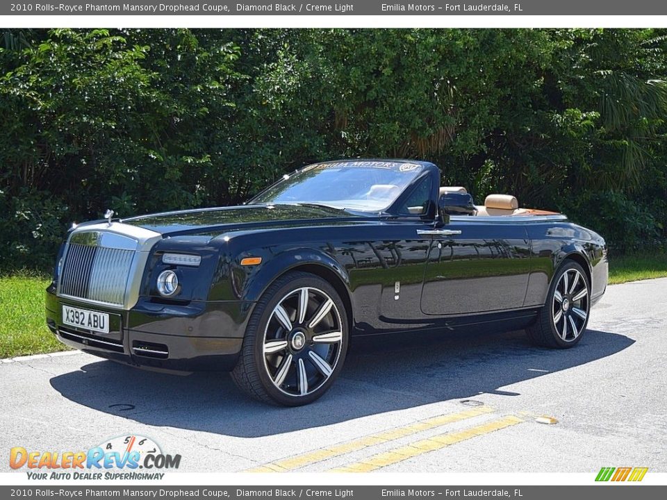 2010 Rolls-Royce Phantom Mansory Drophead Coupe Diamond Black / Creme Light Photo #2