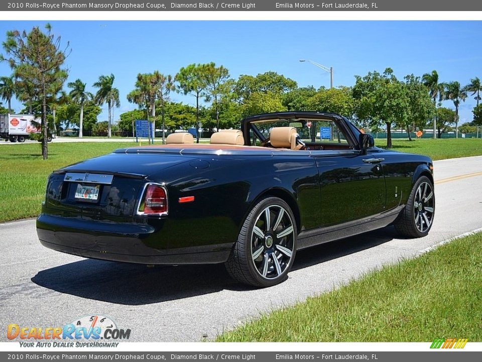 2010 Rolls-Royce Phantom Mansory Drophead Coupe Diamond Black / Creme Light Photo #5