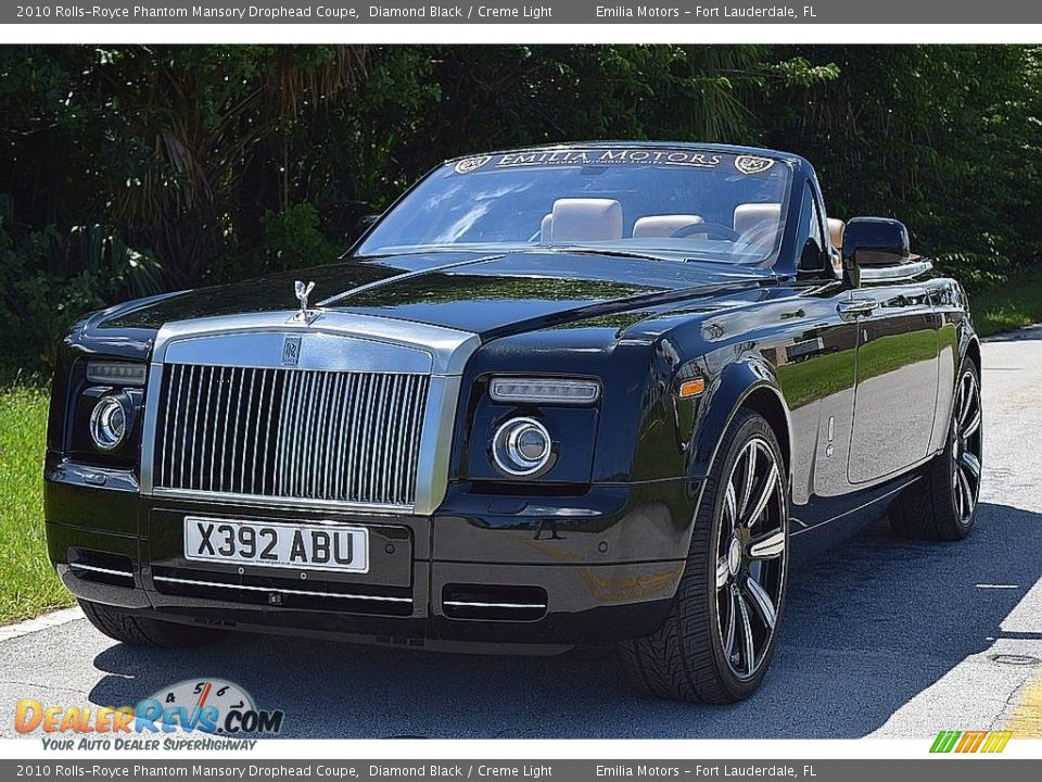 2010 Rolls-Royce Phantom Mansory Drophead Coupe Diamond Black / Creme Light Photo #6